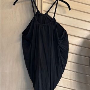 Black Strappy Halter Top